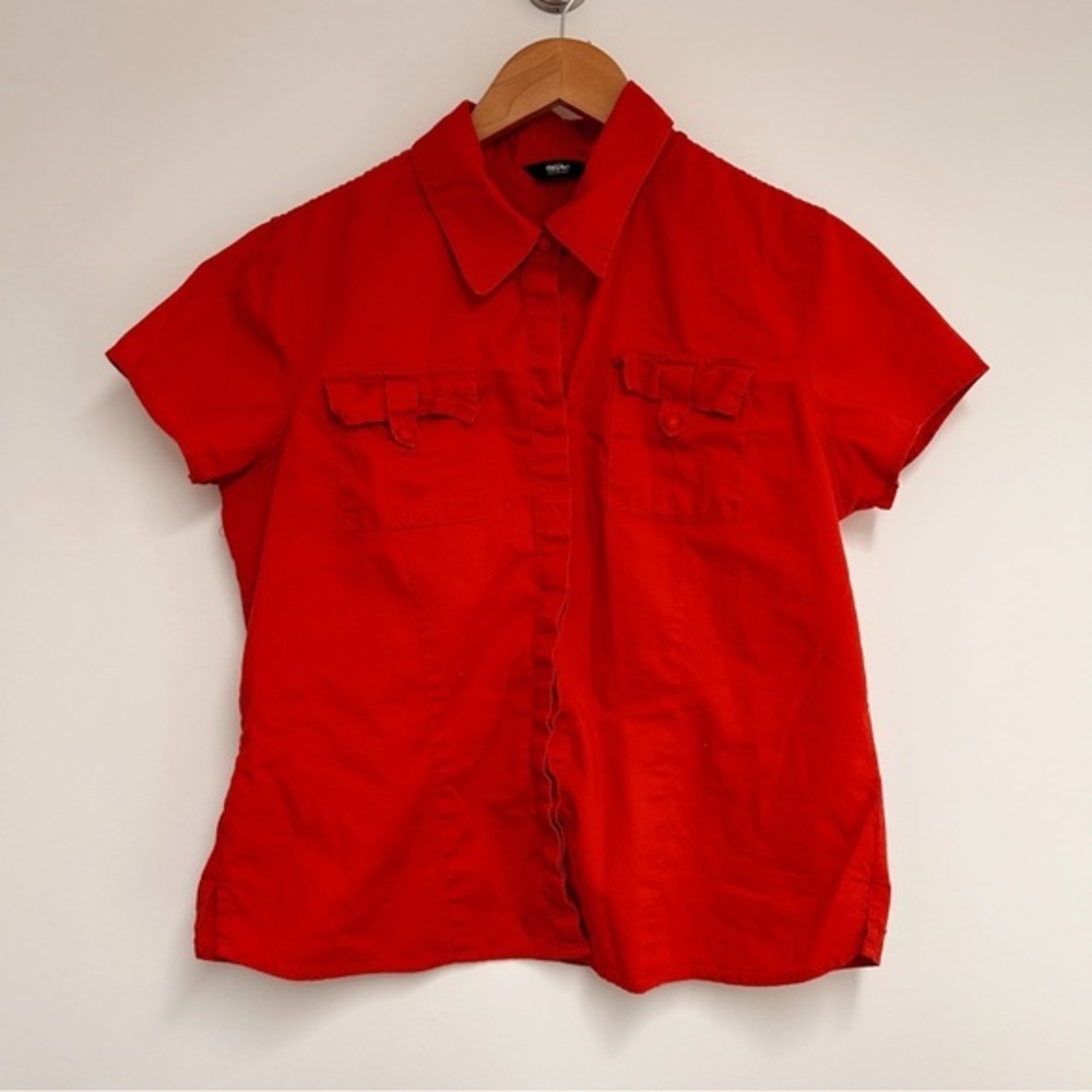 Vintage red Button down